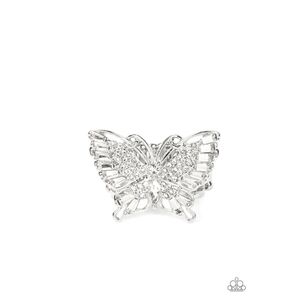 Beautiful Silver Butterfly Ring
